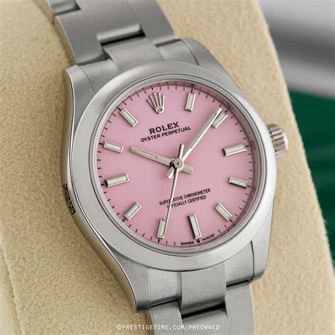 Vendesi Rolex Oyster Perpetual 277200 Candy Pink Rare